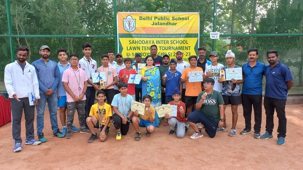 SAHODAYA INTER SCHOOL U-14 LAWN TENNIS TOURNAMENT HOSTED BY DELHI PUBLIC SCHOOL